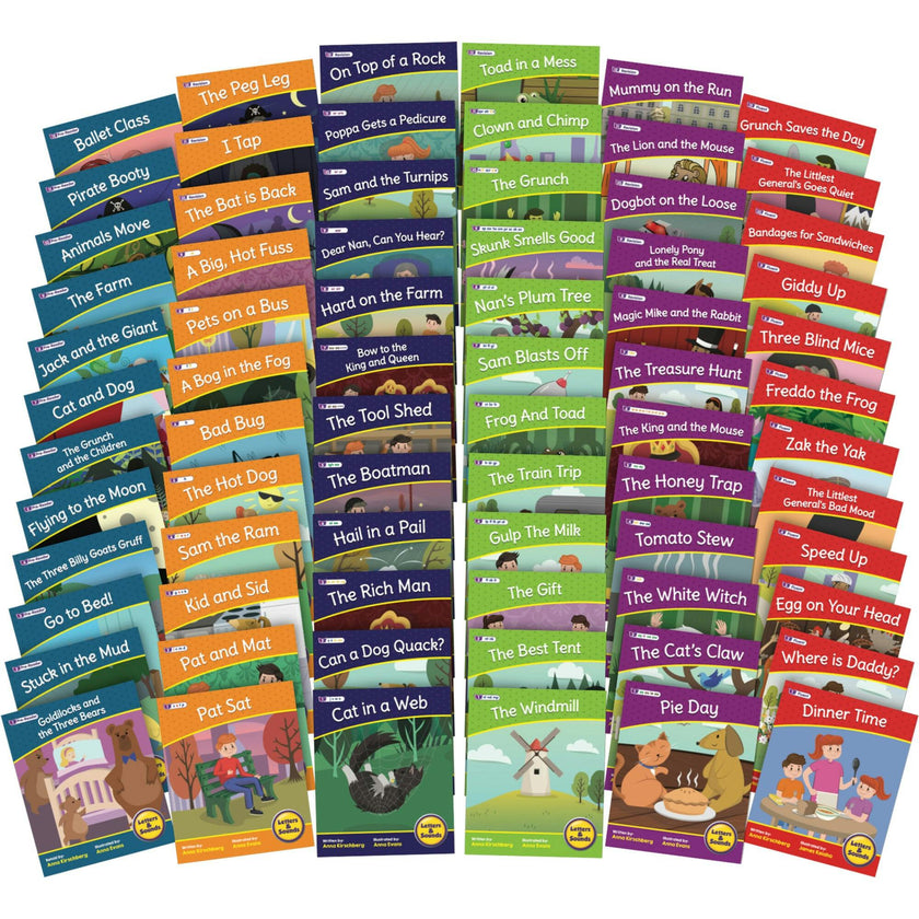 Letters & Sound Set 2 Fiction Educational Learning Boxed Set