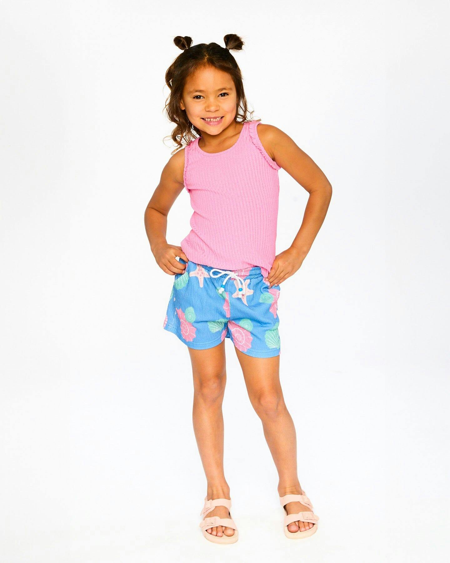 Crinkle Jersey Shorts