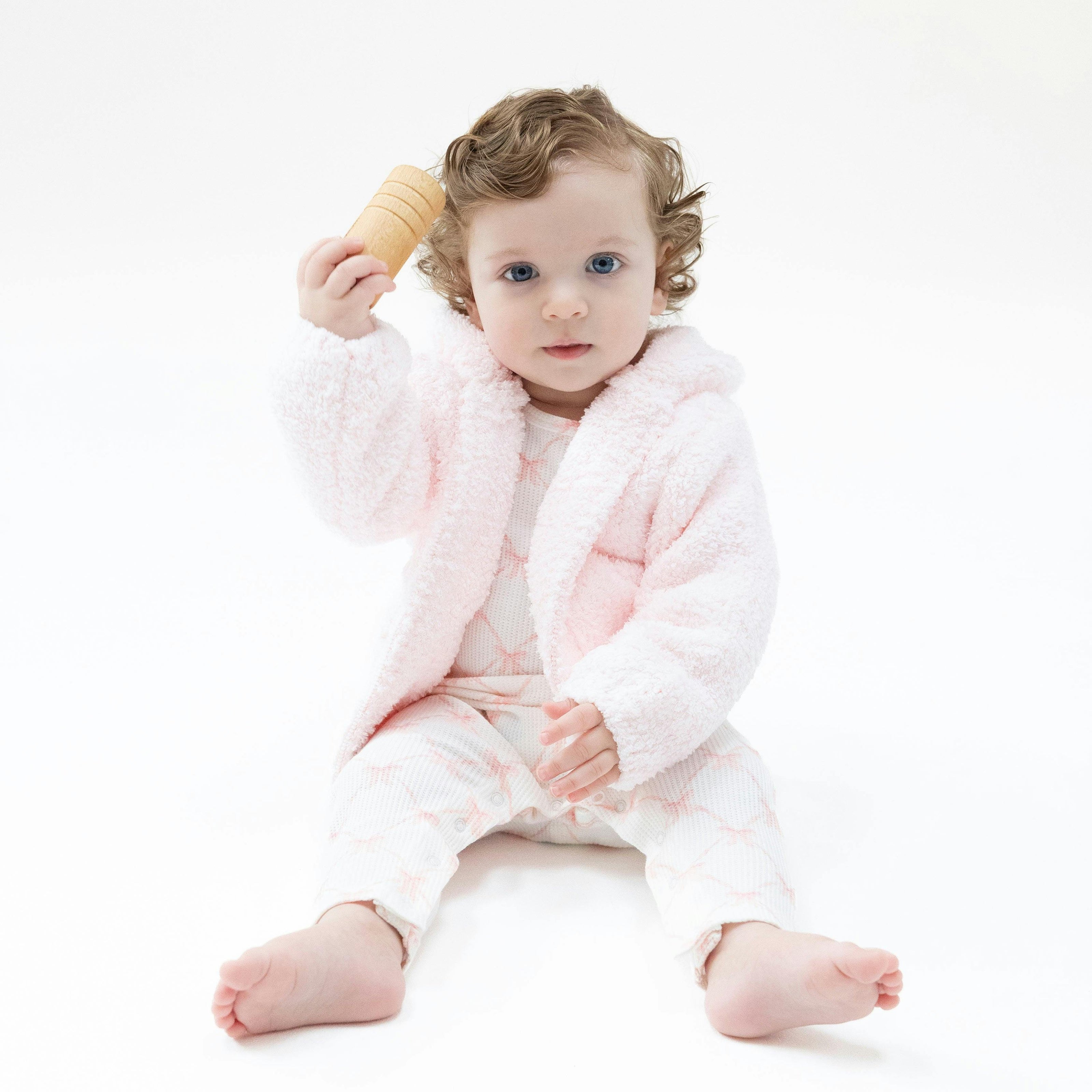 Chenille - Pretty Pink Hooded Jacket