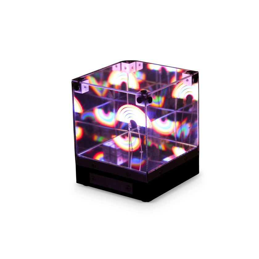 LED 3D Mirror Cube-Rainbow