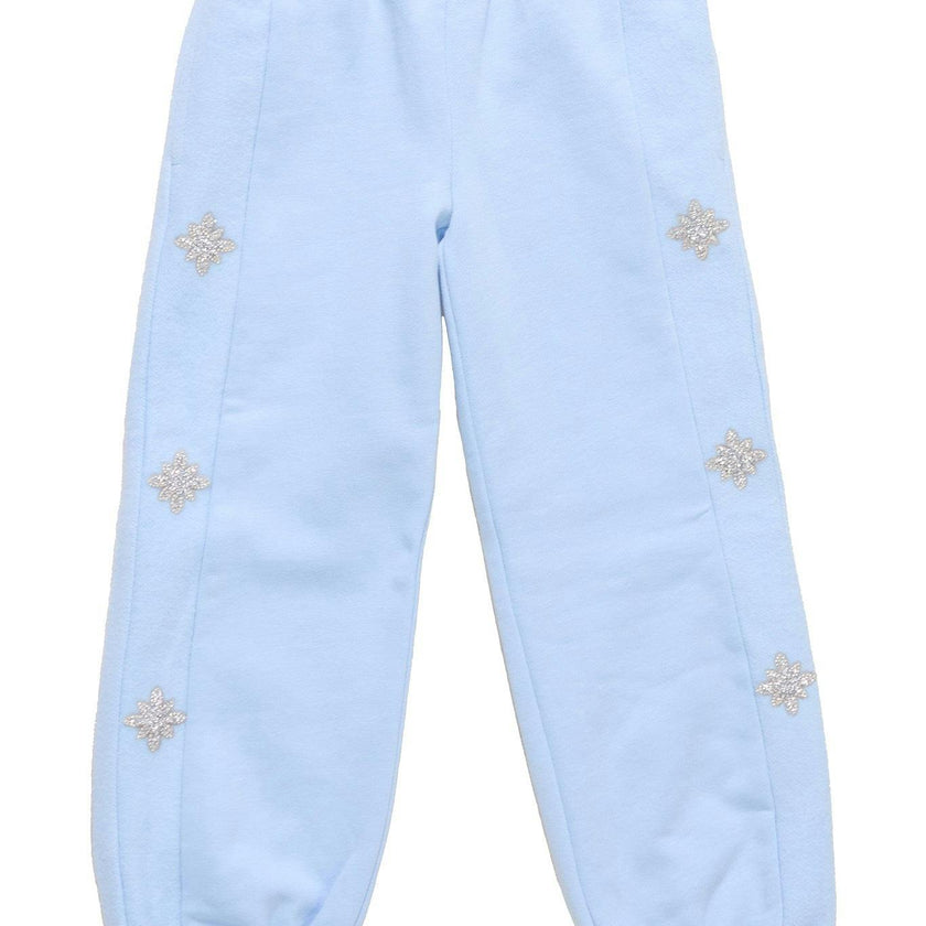 Mini Casey Jogger Sweatpants in Light Blue
