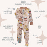 CRUZ Snug Fit Footed Sleeper
