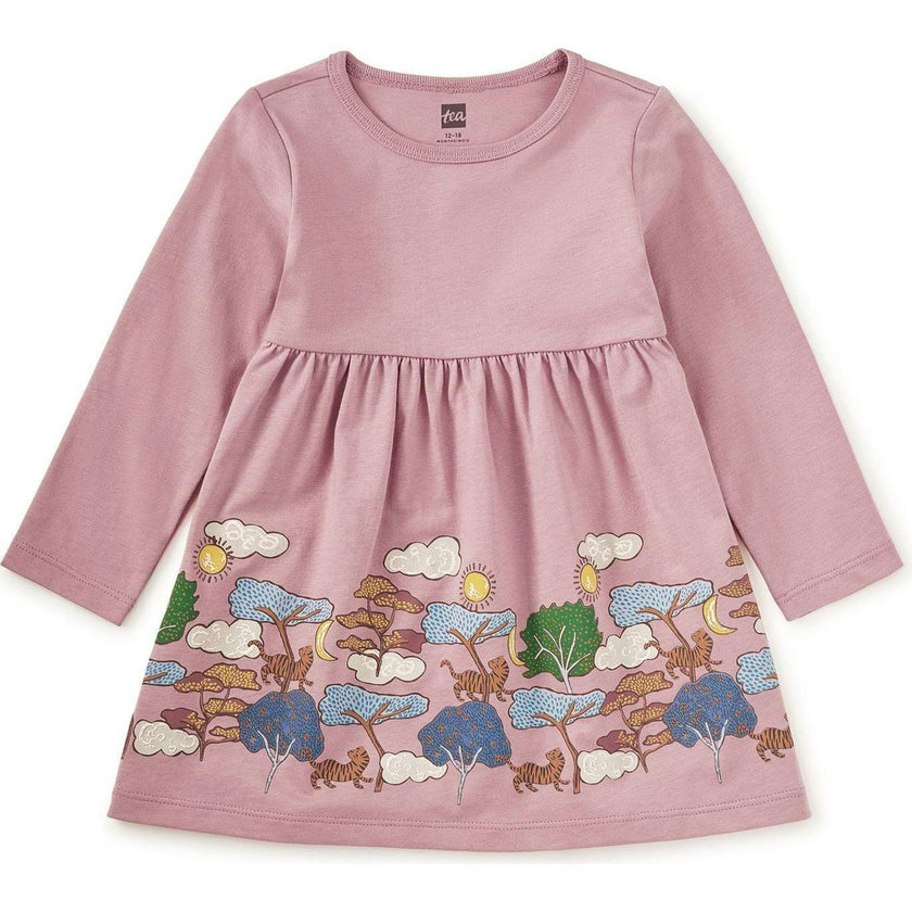 Story Skirted Dress, Pink