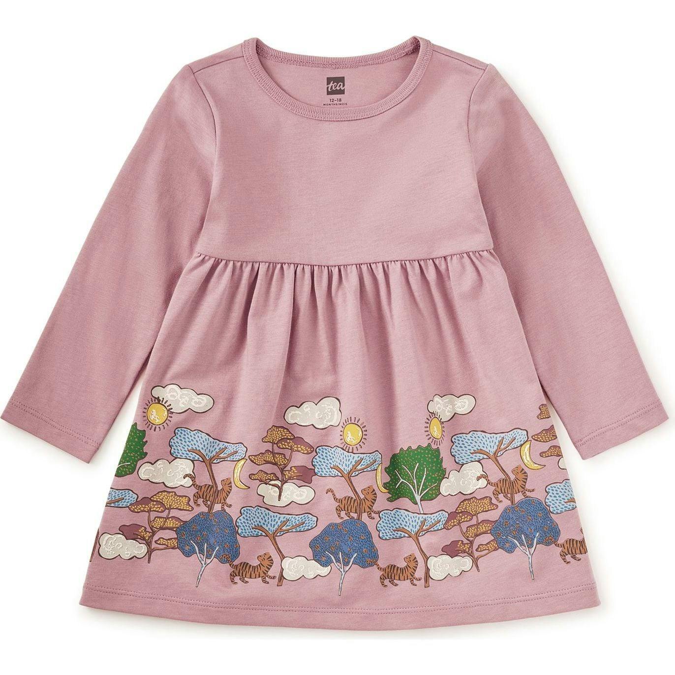 Story Skirted Dress, Pink