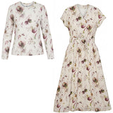 Printed Midi Dress Set