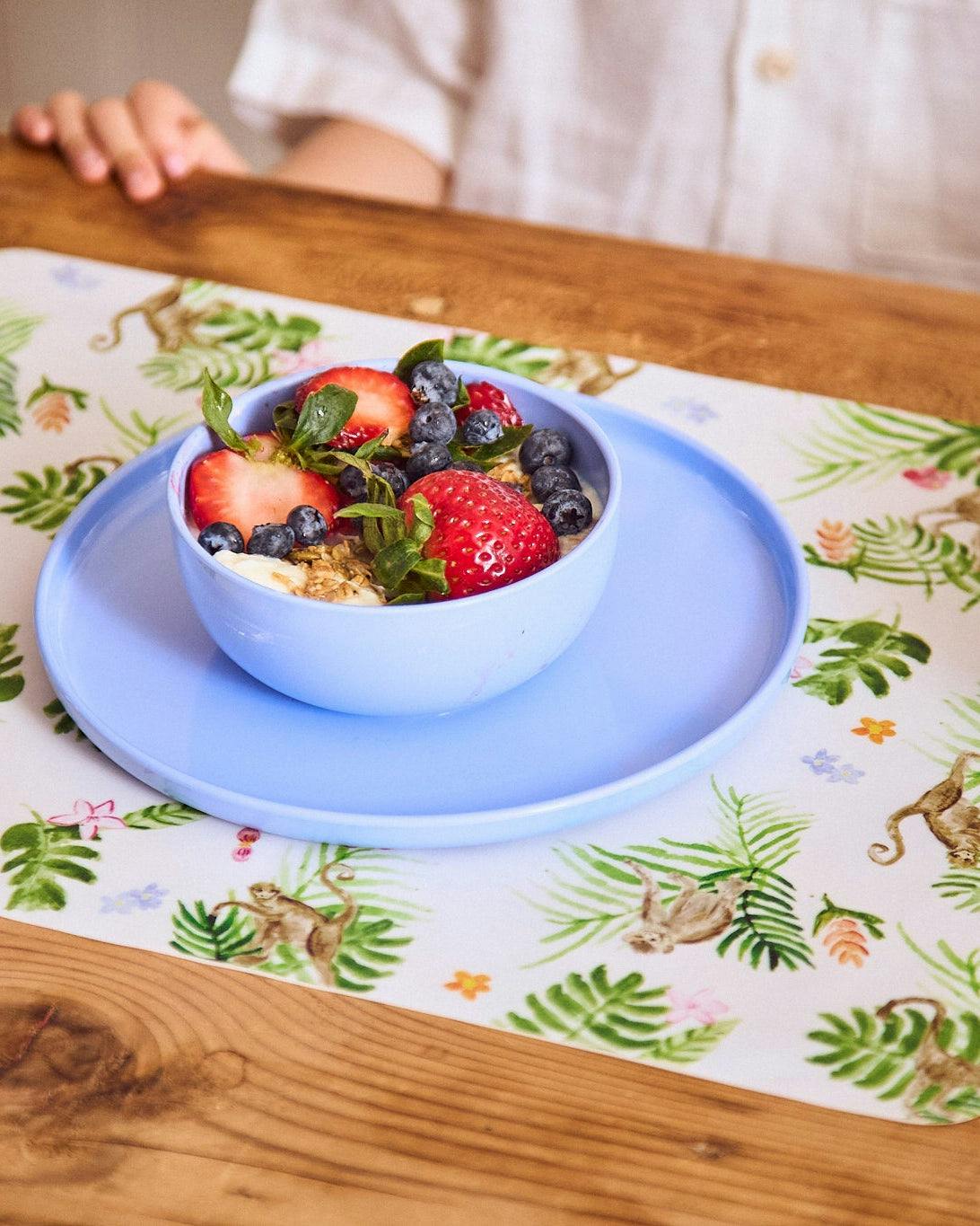 4 Plate Set | Blue