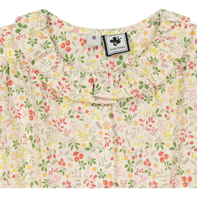Iris Ruffle Top, Florals