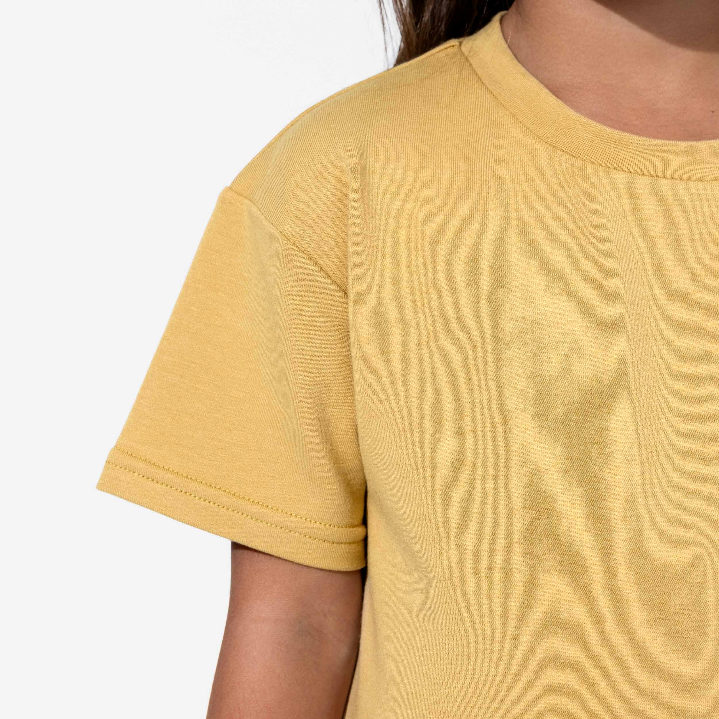 Latte Bamboo Terry Kids Oversized T-Shirt
