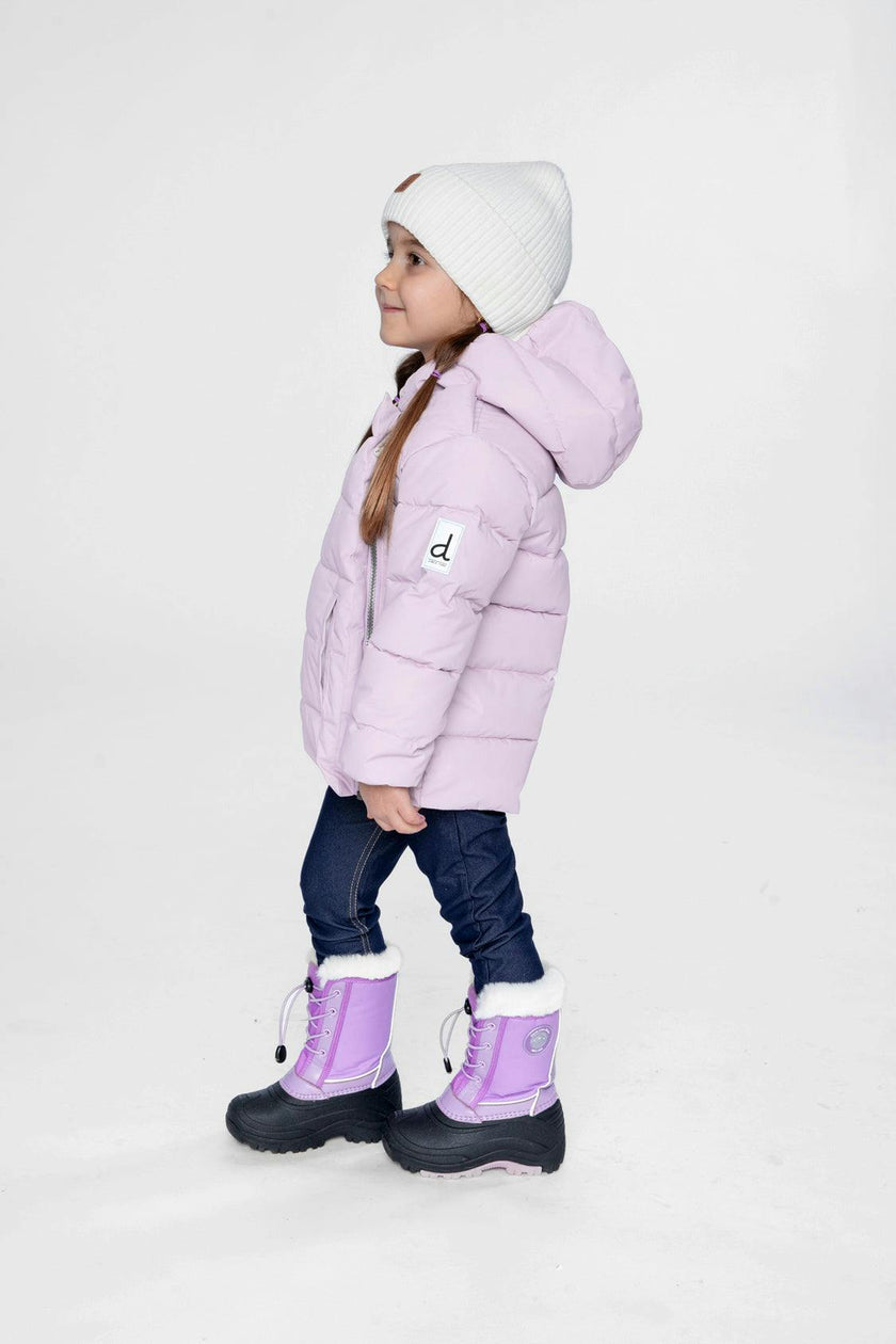 Winter Jacket Adapted For Car Seats Lavender
