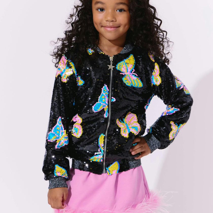 Magic Sequin Bomber