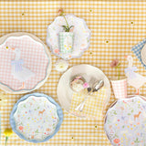 Set of 12 Gingham Large Napkins