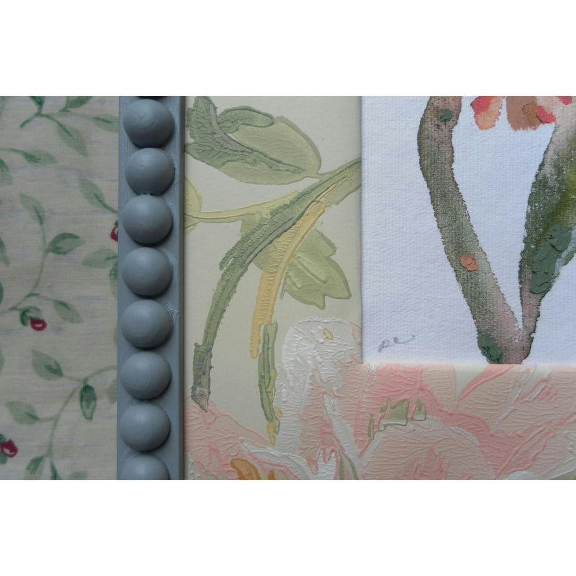 Slow Seeds No. 10 – Original Watercolor & Oil Pastel Painting