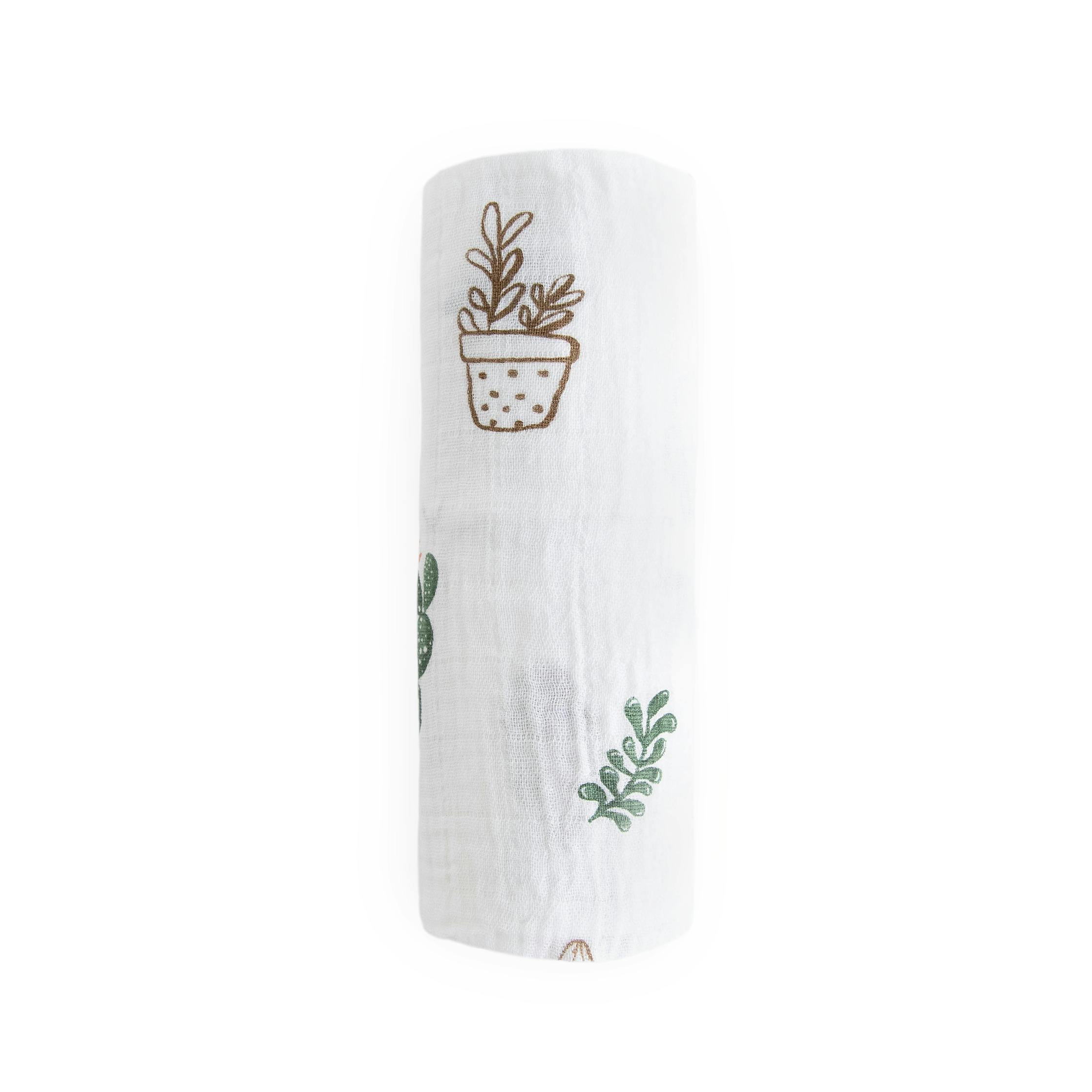 Cotton Muslin Swaddle Blanket - Prickle Pots