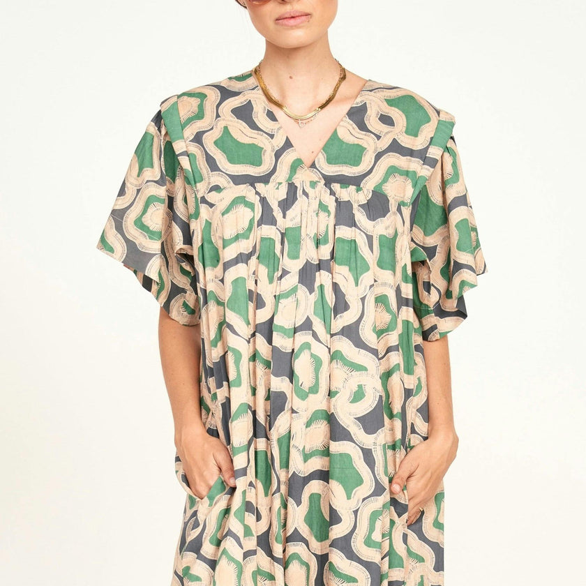 Belem Caftan in Marine Puddles