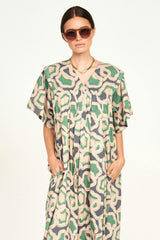 Belem Caftan in Marine Puddles