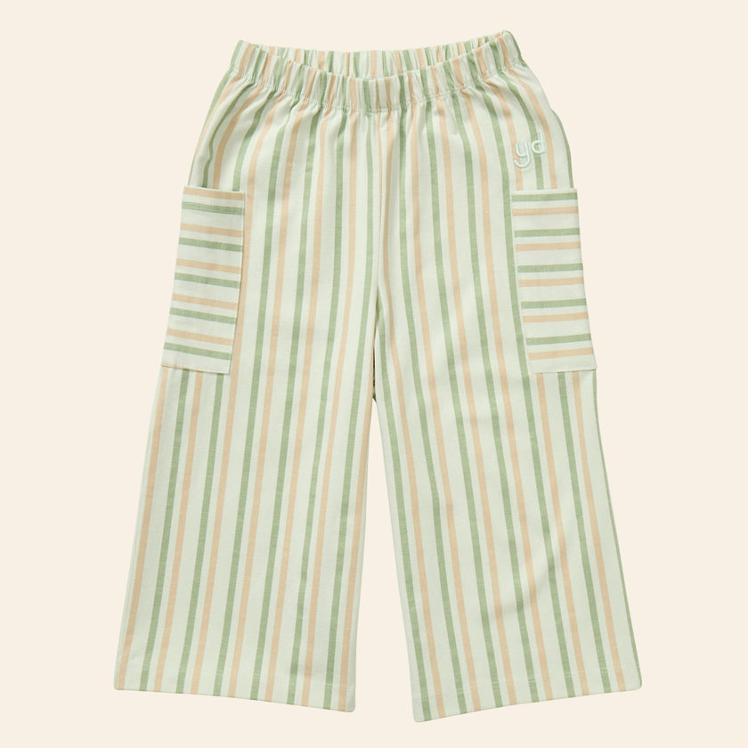Stripe Mix Pocket Pants