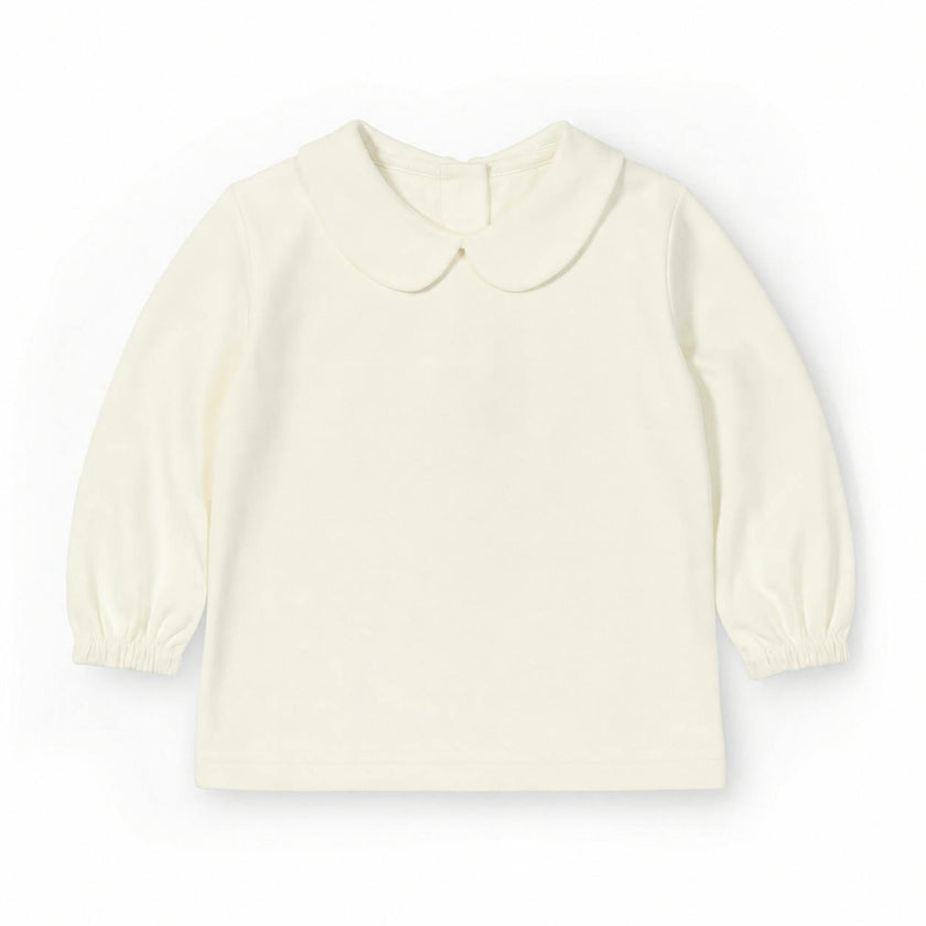 Ivory Long Sleeve Blouse