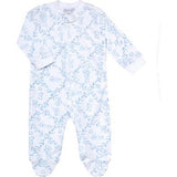 Blue Bears Trellace Zipper Footie