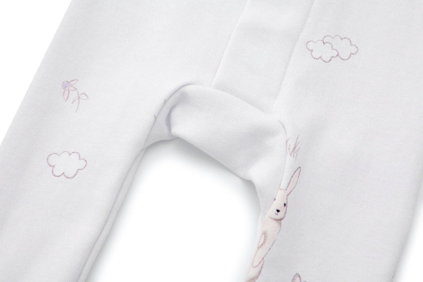 Organic Cotton Magnetic Footie Pajama - Petits Rêveurs