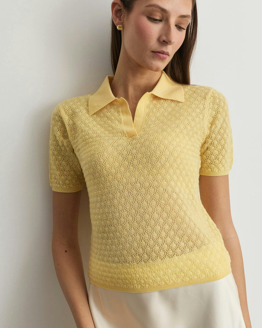 Camilla Pointelle Knit Top