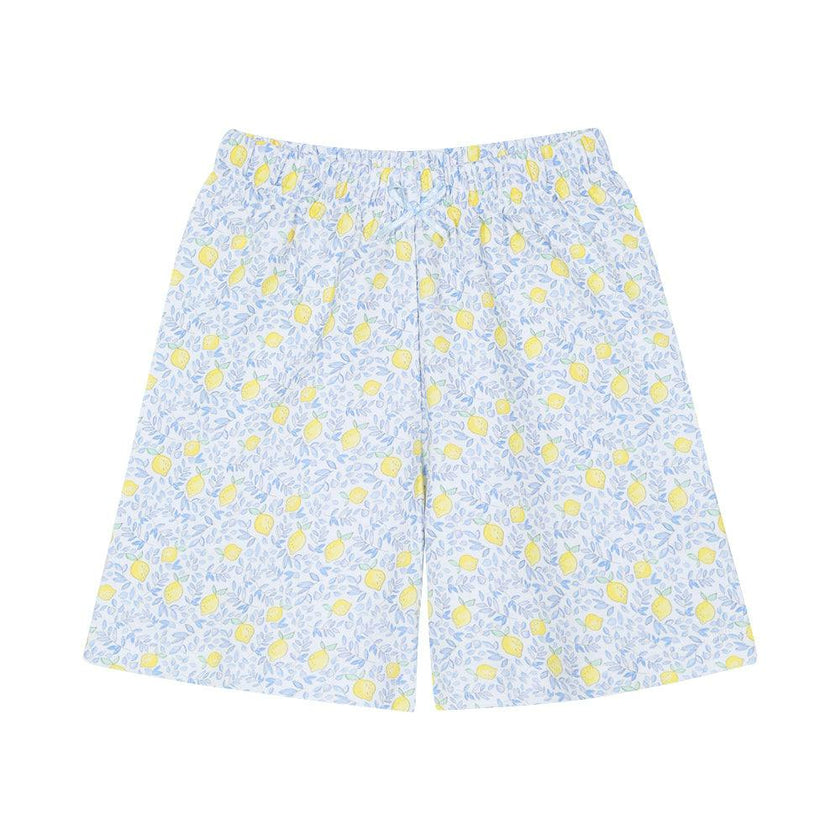 Lemons Girls Pima Cotton Short Pajama Set