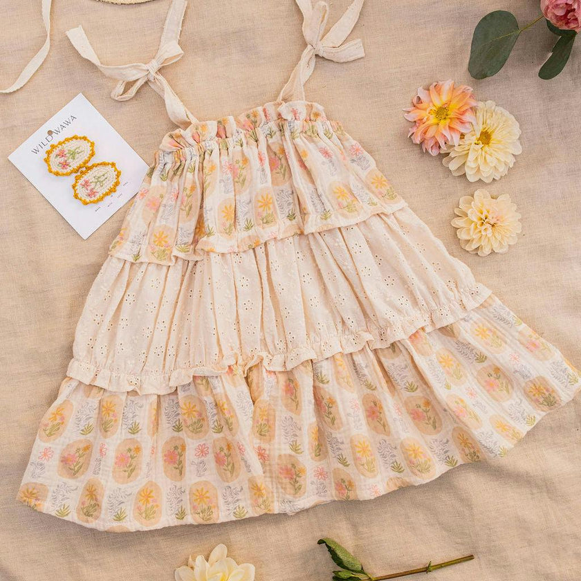 Crochet Clip Set in Early Blooms