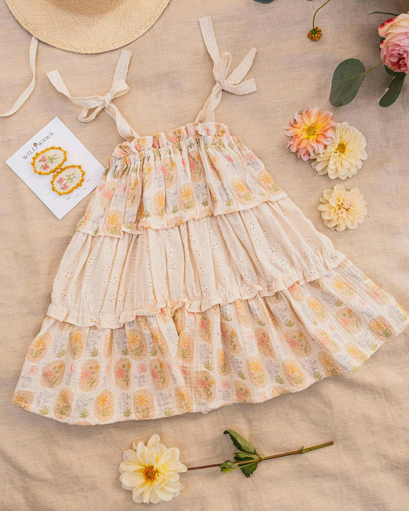 Crochet Clip Set in Early Blooms