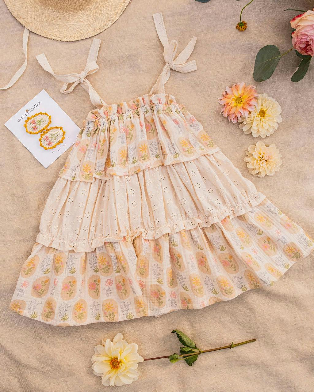 Crochet Clip Set in Early Blooms