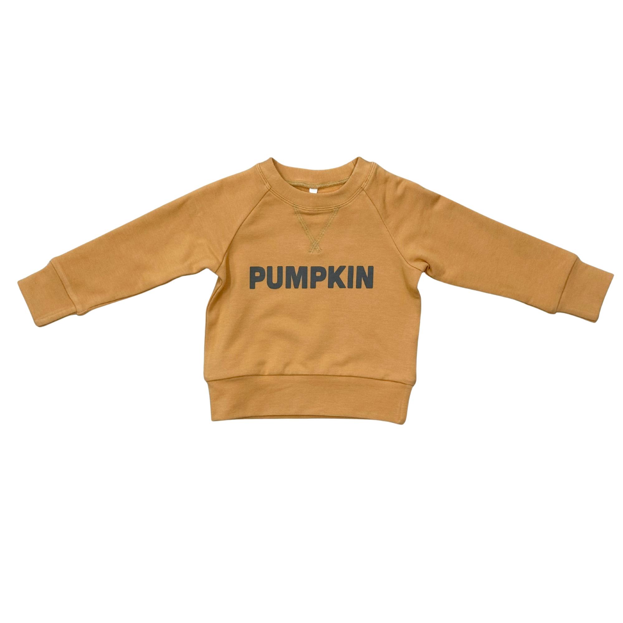 Boys Raglan Sweatshirt in Pumpkin