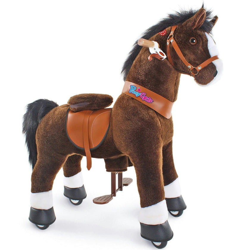 Model U® Horse Ride-On Toy Age 4–7 – Chocolate