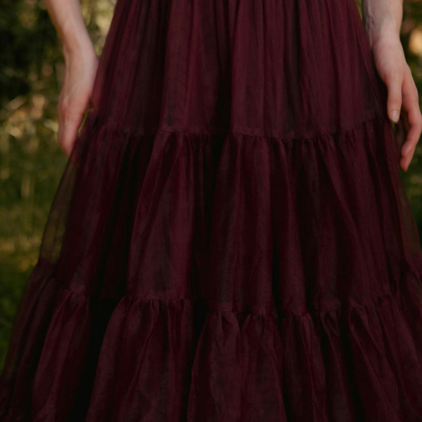Destiny Dress in Burgundy