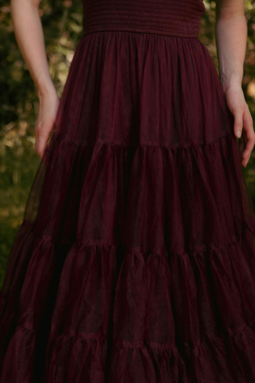 Destiny Dress in Burgundy