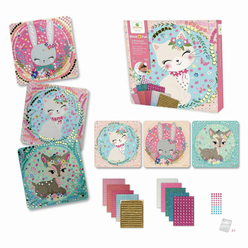 Stick'N Fun - Mosaics Cute Pets - 5y+