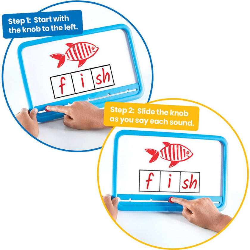 Elkonin Box Magnetic Dry-Erase Board Set