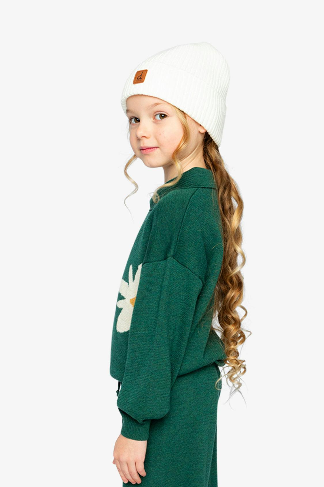 Knitted Sweater Jasper Printed Green
