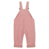 Pink Chunky Cord Overalls
