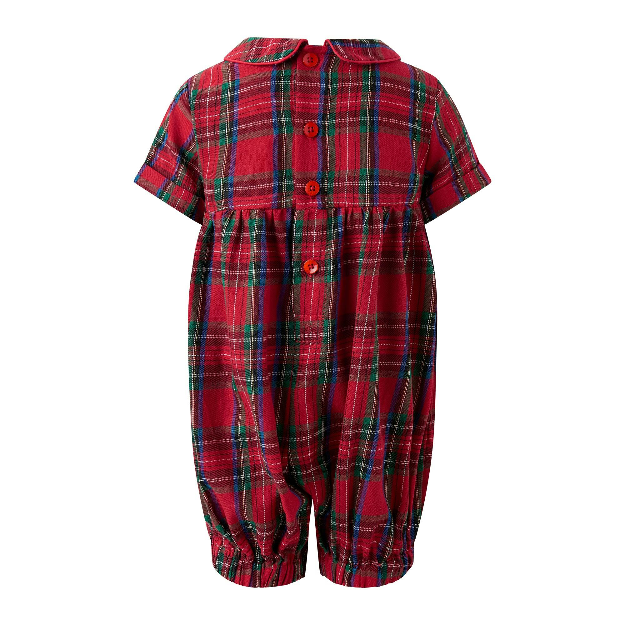 Gingerbread Smocked Babysuit