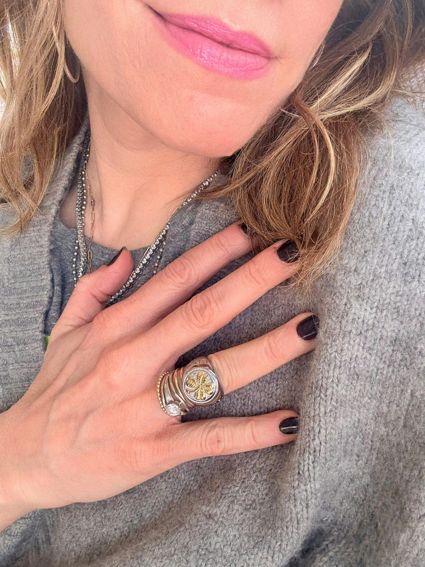 GOOD LUCK SIGNET RING & NECKLACE