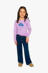 Organic Cotton Jersey T-Shirt Violet