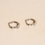 Mini Crystal Rounded Huggie Hoop Earrings