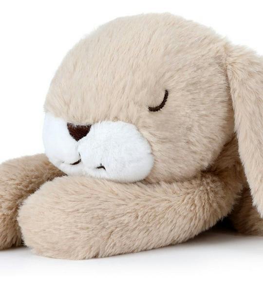 McHugs Lazy Bunny Lazy Weighted Plush Animal 30cm
