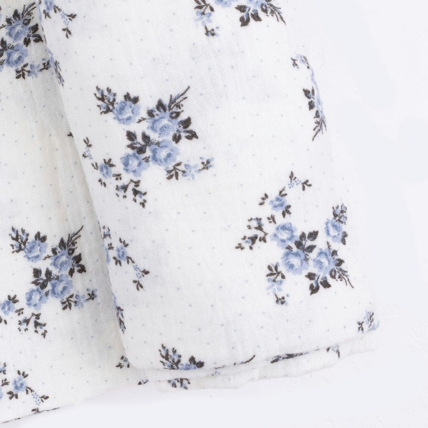 Belle Rosette Dot - Swaddle Blanket
