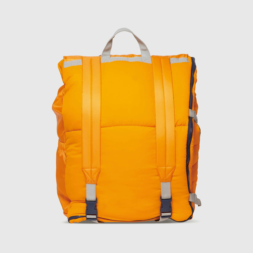 Sleep-N-Pack™ – Big Kid Size | NASA Official Logo & Patches | 2-in-1 Backpack & Sleeping Bag with Cozy Fleece Liner - ORANGE