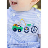 Seersucker Shortall With Bike & Sport Balls