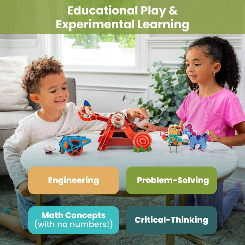 Playper Catapult Launcher Curious Kingdom Playset