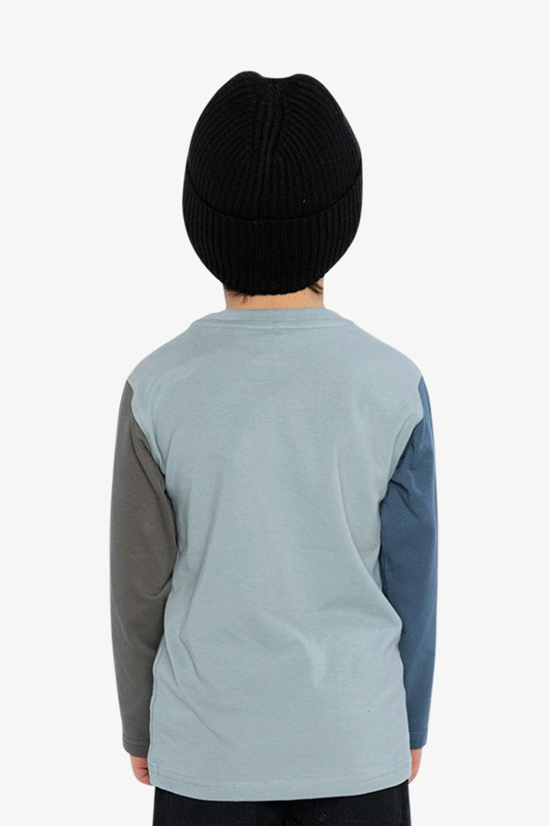 Long Sleeve Organic Cotton T-Shirt Sky Blue