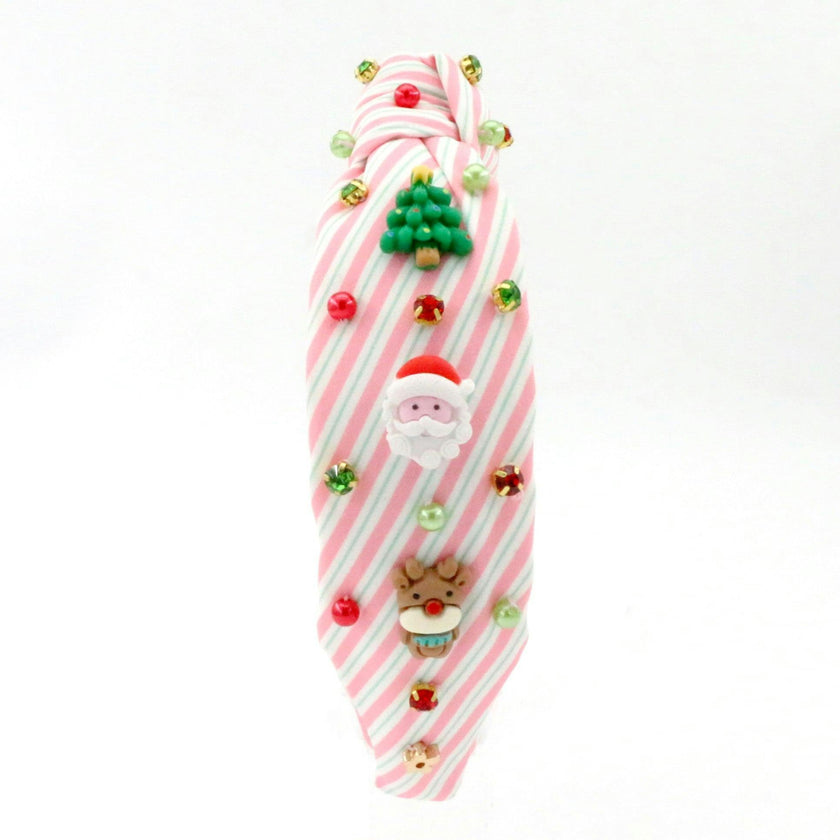 Santa Stripe Headband