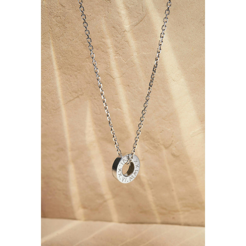 Men's Personalized Unity Necklace, Sterling Silver