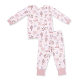 Cowgirl Boots and Bows - Long Sleeve Loungewear Set