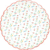 Ditsy Posy Scalloped Dinner Plates